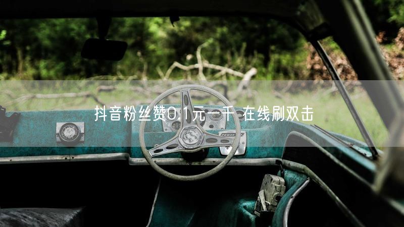 抖音粉丝赞0.1元一千 在线刷双击